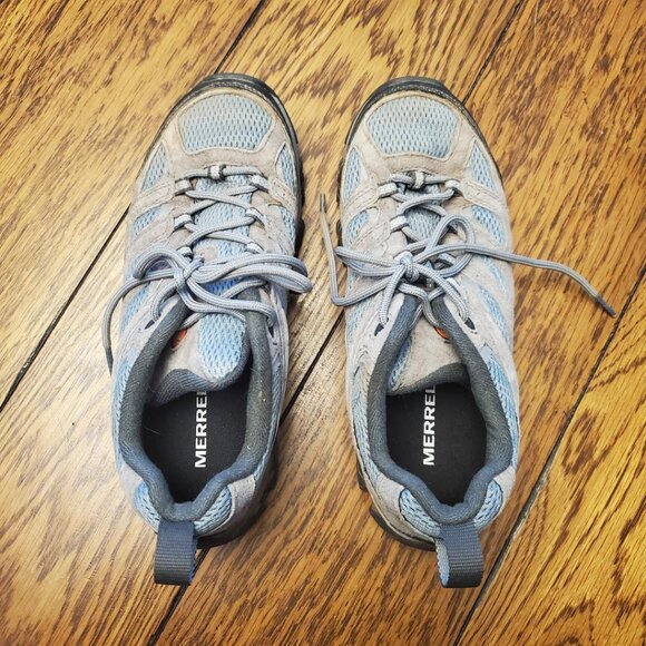 Women's Merrell Hiking Shoe. Size 7, Blue/Gray, Vibram Sole, Great Cond! - Picture 3 of 8